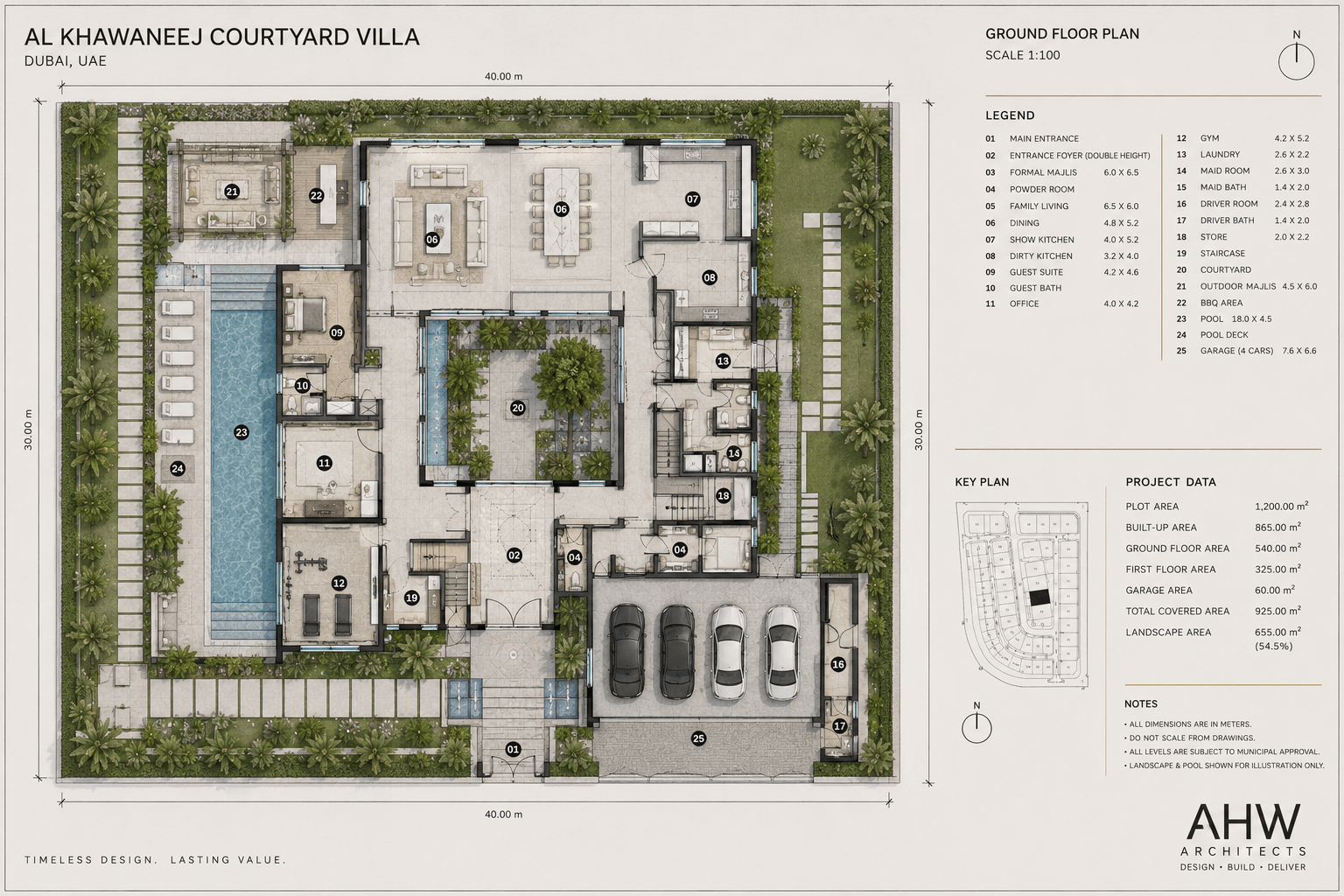 Al Khawaneej Courtyard Villa — Build 2
