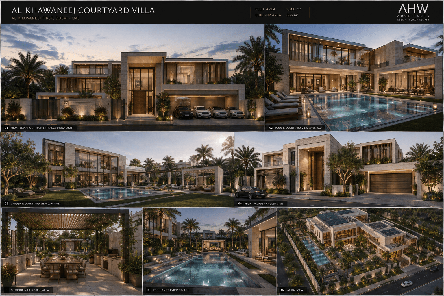 Al Khawaneej Courtyard Villa — Design 1