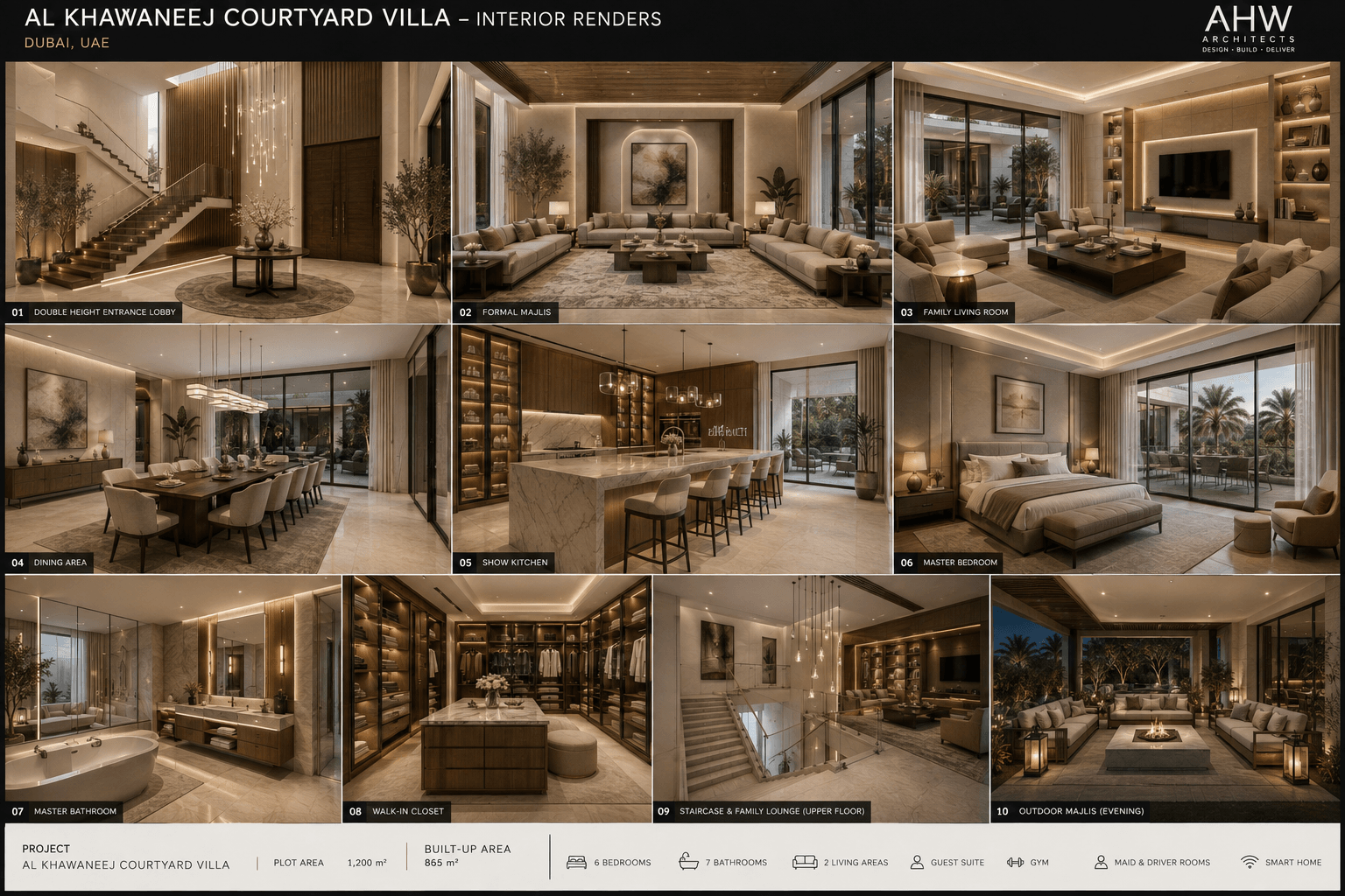 Al Khawaneej Courtyard Villa — Design 2