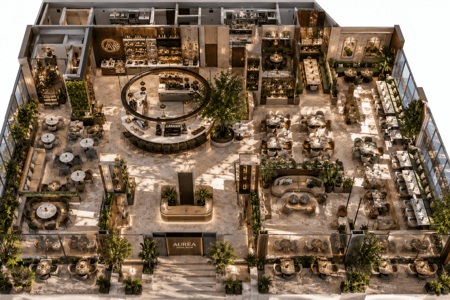 AUREA Social House — Design 1